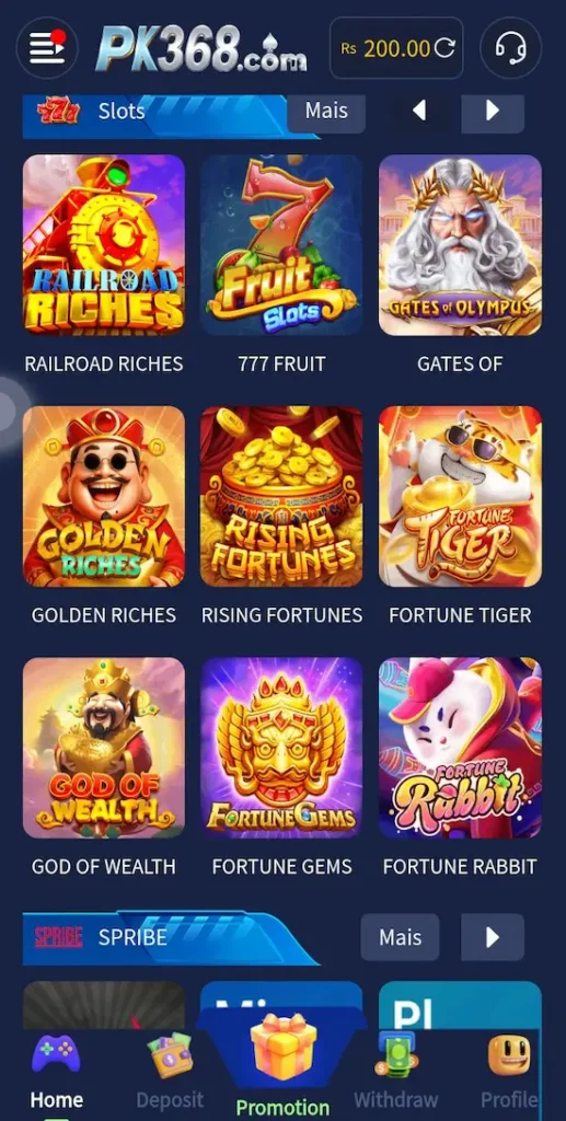 pk368 games
