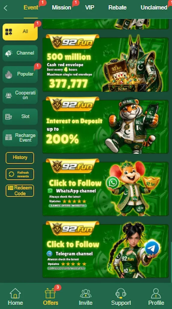 92 fun game offers