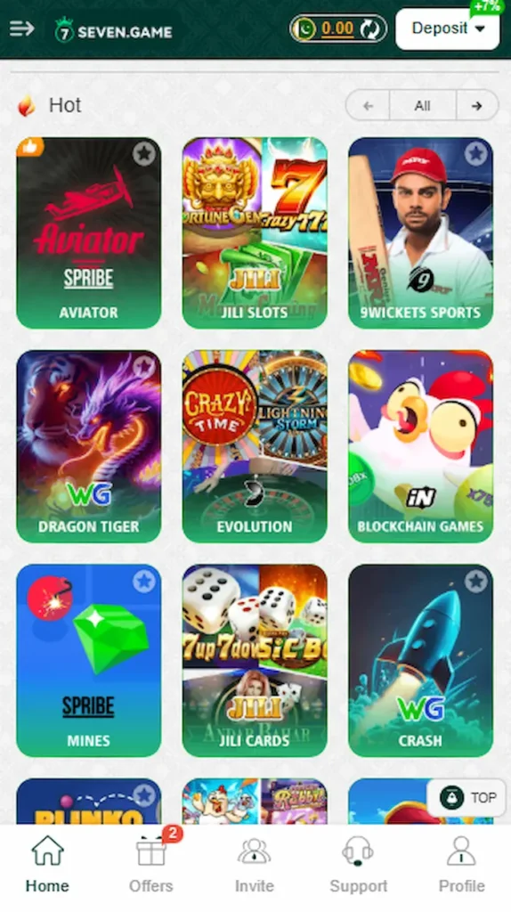 seven game