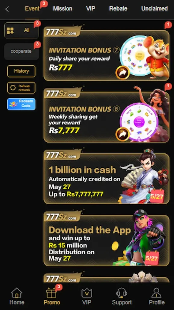 777sz game offers