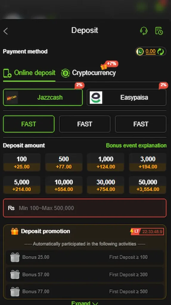 funup777 game deposit
