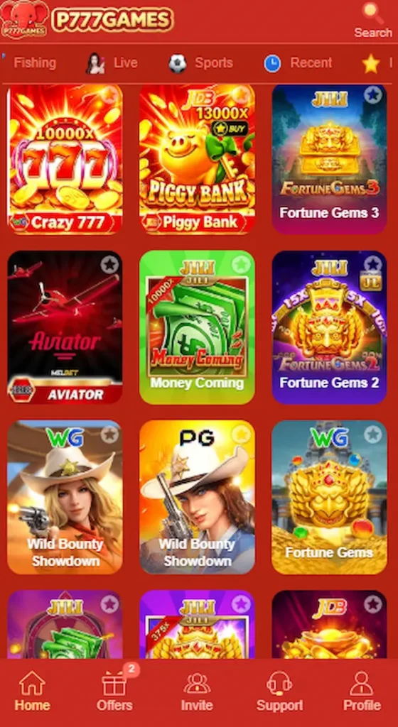 p777 game app