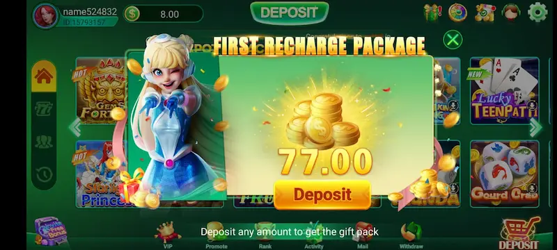 pak500 game deposit bonus