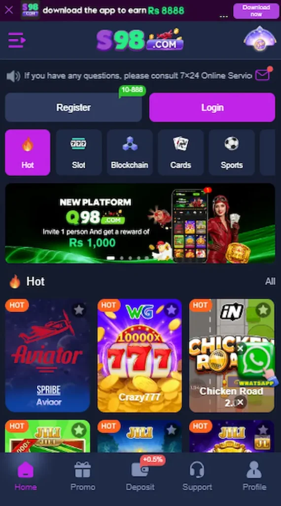 s98 game