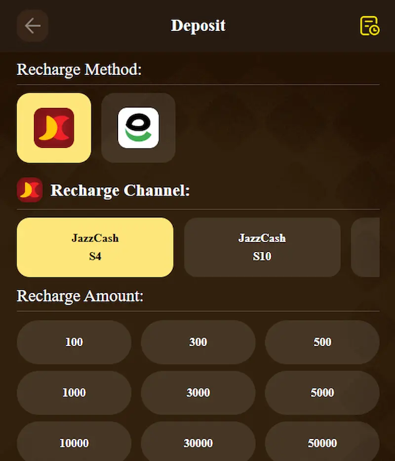 jjrs game deposit