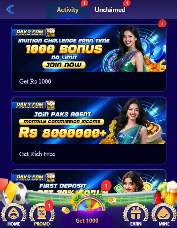 pak3 game promo