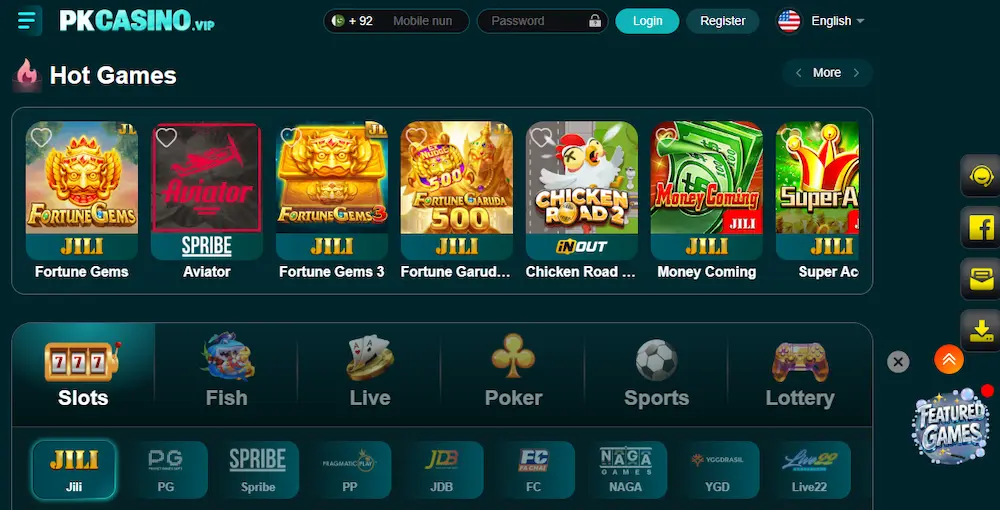 pk casino game app